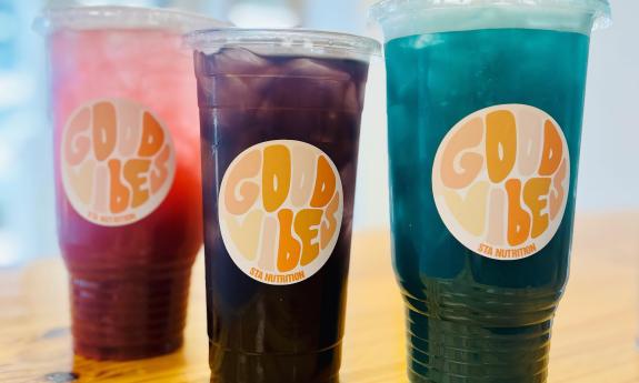 An assortment of refreshing lit teas
