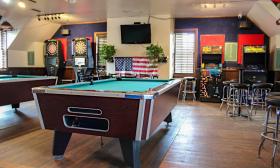 Pool tables and lots of other games at White Lion Bar and Grill