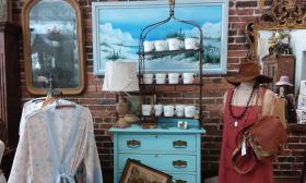 Home decor and stylish clothing presented at the Painted Lady