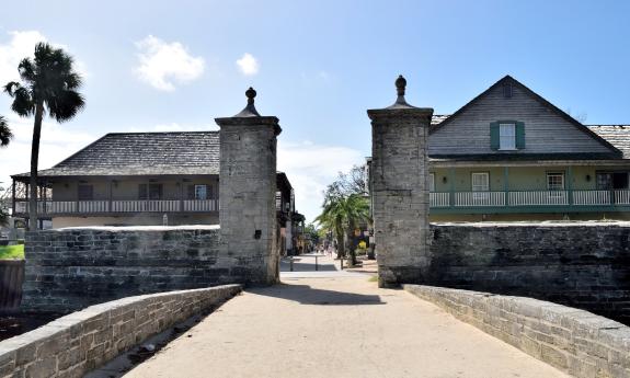 The City Gate leads visitors to St. George Street