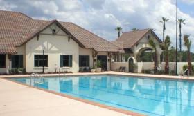 The Palencia amenities center and pool