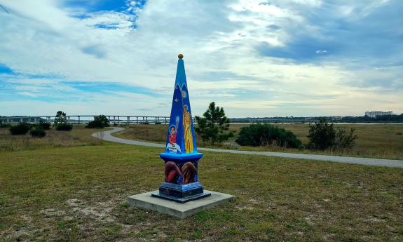 An obelisk at Robert B. Hayling Freedom Park