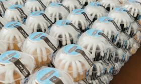 Personalized bundt cakes in to-go containers