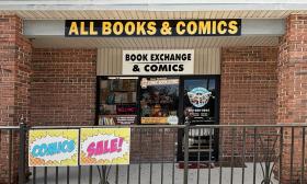The outside of All Books and Comics store