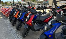 Scooters for rent at Fun Rentals in St. Augustine