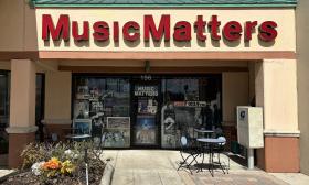 The exterior of the Music Matters store