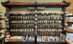 The fine teas collection in the store