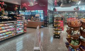 The inside of the Wawa store