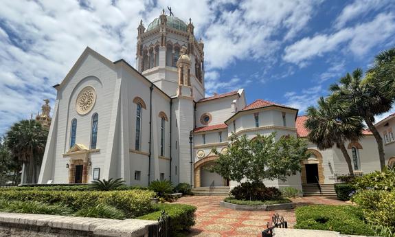 Another side of the church highlighting its architecture