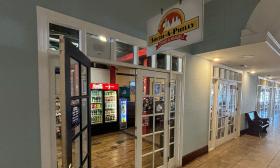 The entrance inside the South-A-Philly restaurant