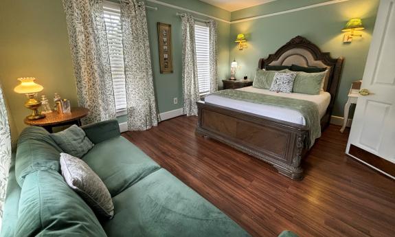 The layout of the Victorian Room