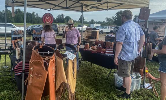 One of the vendors at the Country Market
