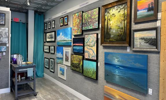 Scenes of nature presented at the Art Collective