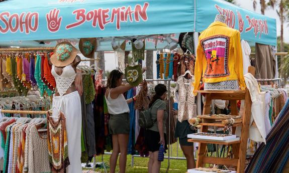SOHO Bohemian's tent at a local event