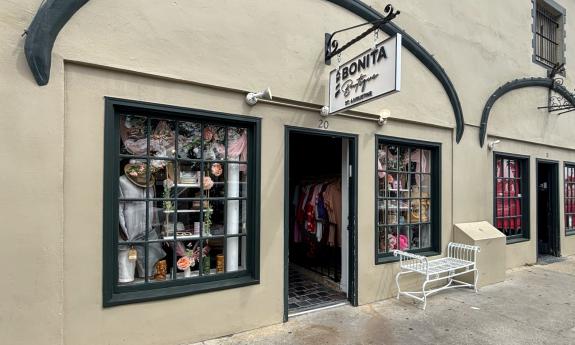 The exterior of Bonita Boutique at Cathedral Place
