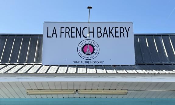 La French Bakery outdoor sign