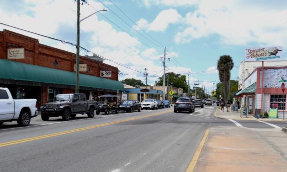 A section of where Uptown Friday Night takes place