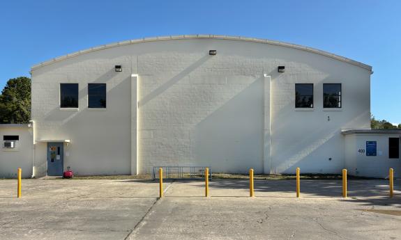 The outside of the W.E. Harris Community Center