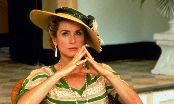 A shot of Eliane in the film, "Indochine"
