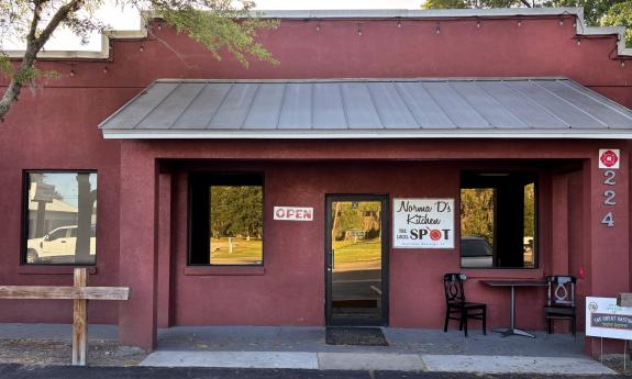 The exterior of Norma D's restaurant