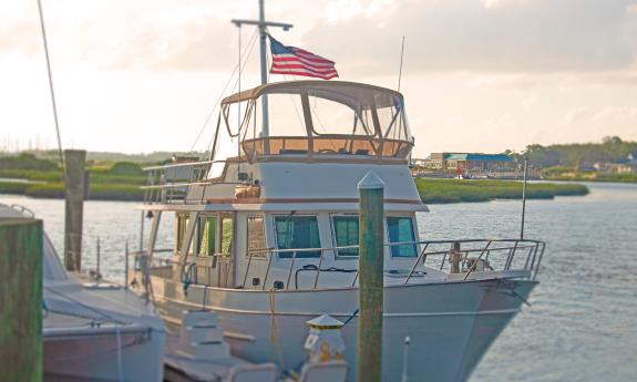 The "My Way" boat docked
