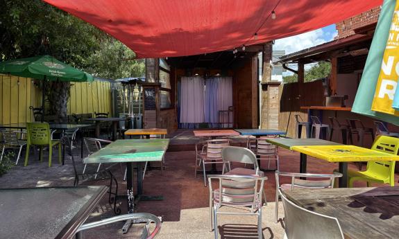 The beer and wine garden used for various events