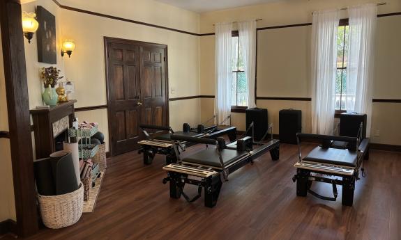 Equipment set up at Vitality Pilates & Fitness