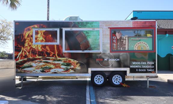 The Fire n' Dough pizza food truck 