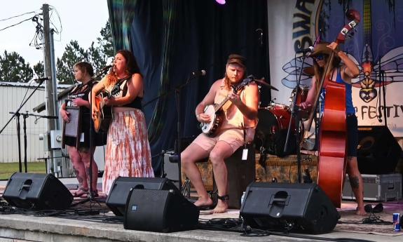 Blossomin' Bone performing live onstage