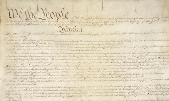 A section of the U.S. Constitution