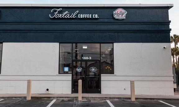 Foxtail Coffee Co.'s exterior at the Ponce location