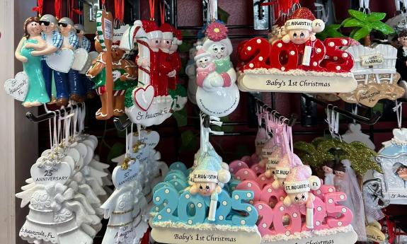 Family-themed Christmas ornaments