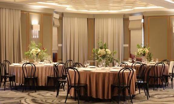 Banquet tables at Renaissance St. Augustine Historic Downtown
