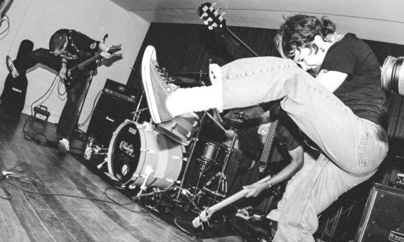 The band St. Clovis performing a set in Florida