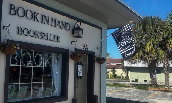 The storefront of Book in Hand