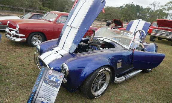 Various cars presented at the show