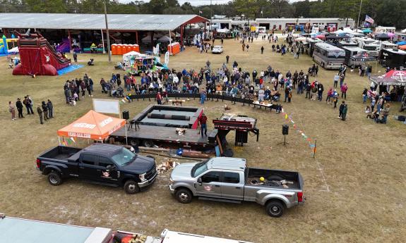 The St. Johns County Fairgrounds layout