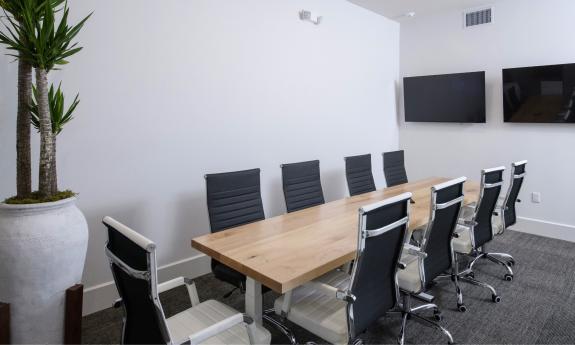 A conference room onsite