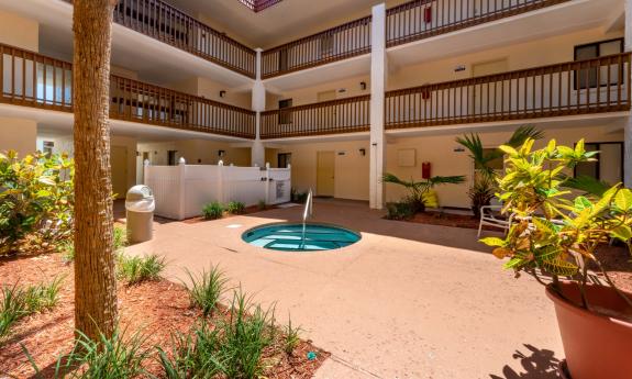 A courtyard for relaxation