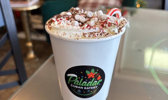 A festive hot chocolate
