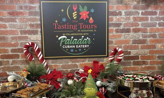 The Paladar and Tasting Tours sign