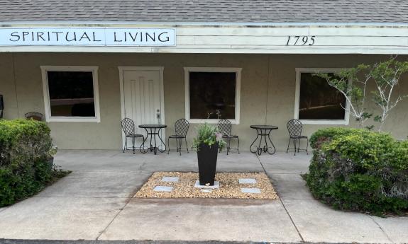 The front of the Center for Spiritual Living in St. Augustine