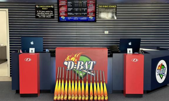 The front counter at D-BAT