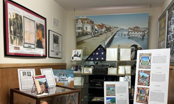 A section of the ACCORD Civil Rights Museum showing local civil rights history
