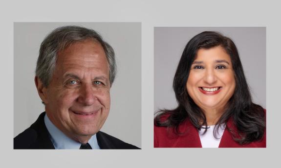 Headshots of David Lightmant and Anita Kumar