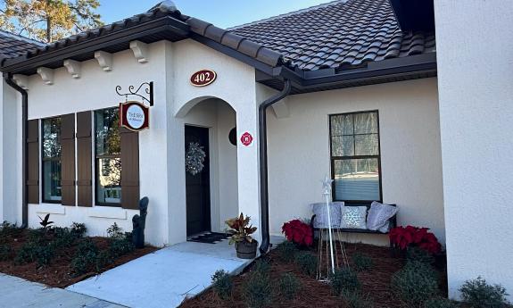 The entrance to the Spa at Palencia 