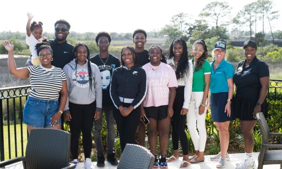 Golfers and friends at the Southeast Coil Classic