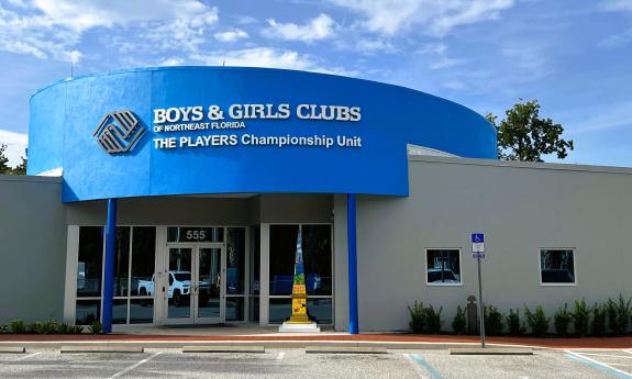 The exterior of the Boys and Girls Club building 