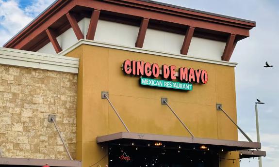 The exterior of Cinco de Mayo