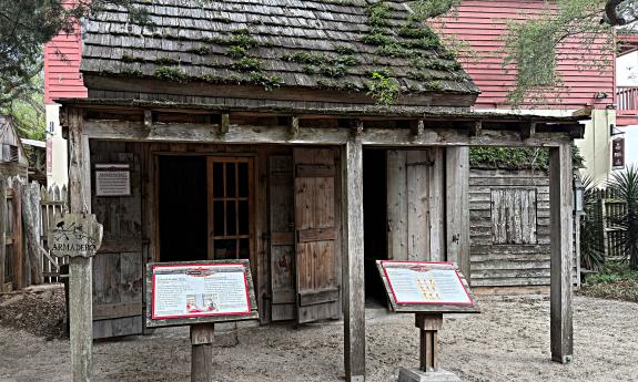 A workspace for a gunsmith in Colonial St. Augustine